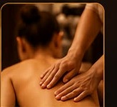 Nacken- und Rückenmassage